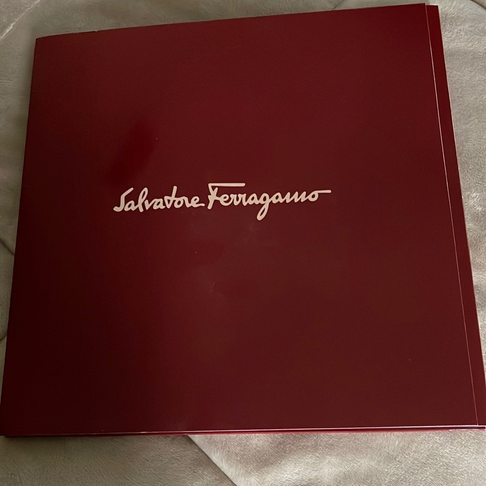 New Salvatore Ferragamo 100% Silk Scarf